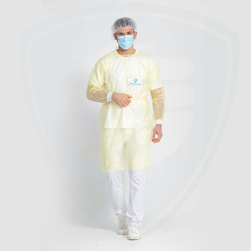 Disposable Isolation Gowns Non Sterile With Knitted Cuffs Ppe From