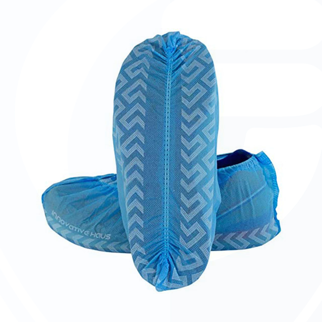 Anti-skid PP Non-woven Shoe Covers with Bottom Printing