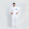 Disposable Hooded Coveralls SMS Serged Seams for Mechanic Work