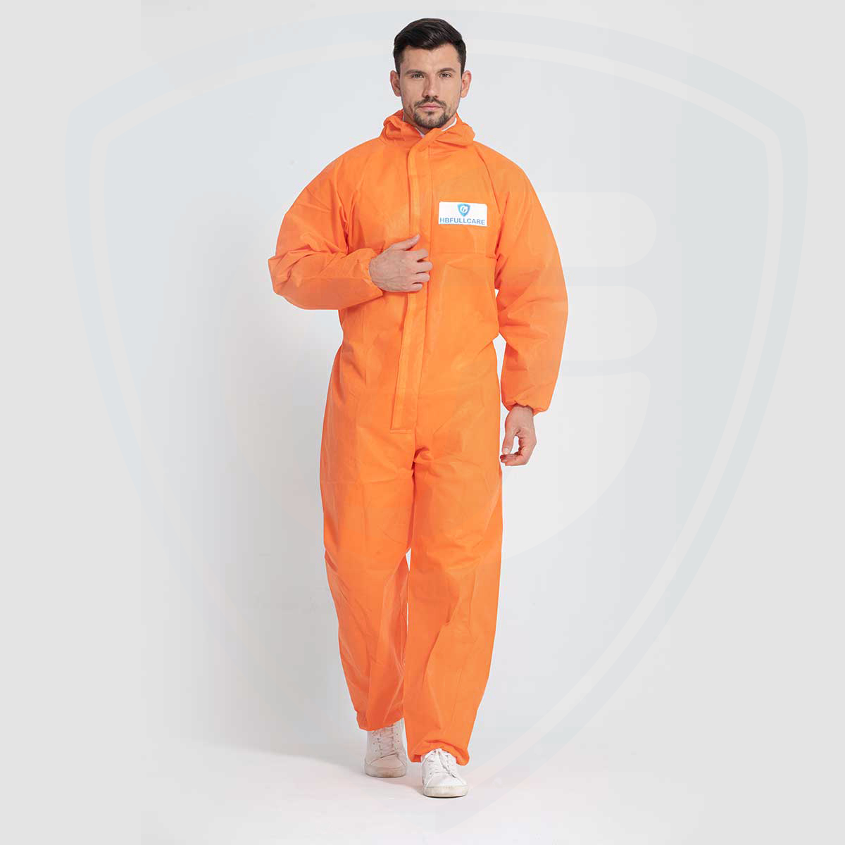 SMS Overall Polypropylene Nonwoven Anti-static Disposable Protective Coverall Workwear