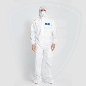 FC2030 EN1073 Comfortable Breathable Disposable protective Coverall White SMS 